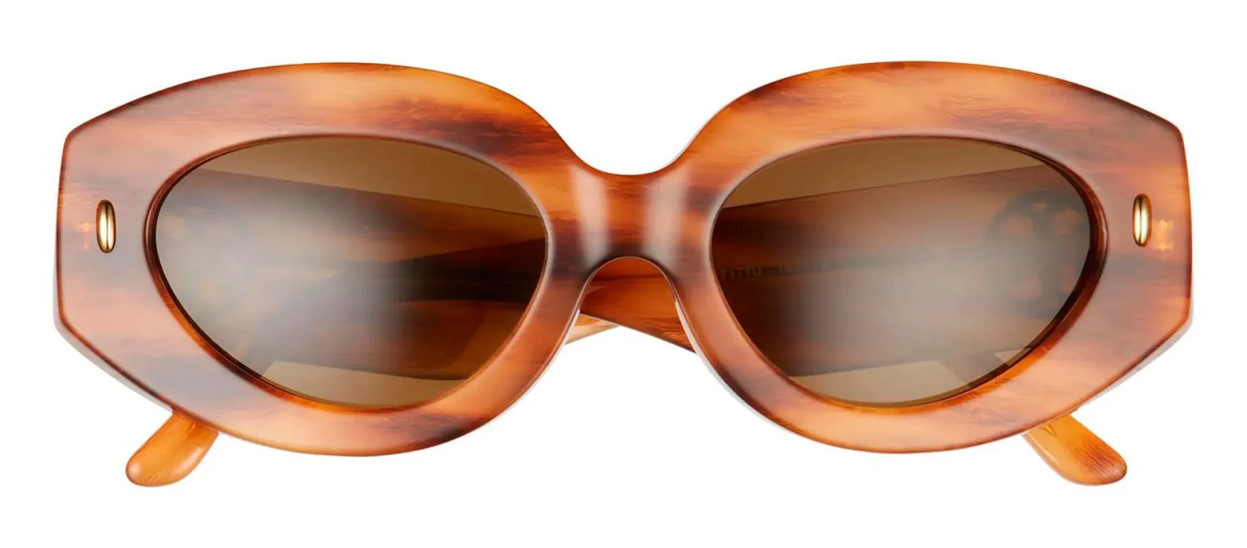 Tory Burch TY 7171U 188973 Cat-Eye Plastic Brown Sunglasses with Green Lens sold by Gaffos