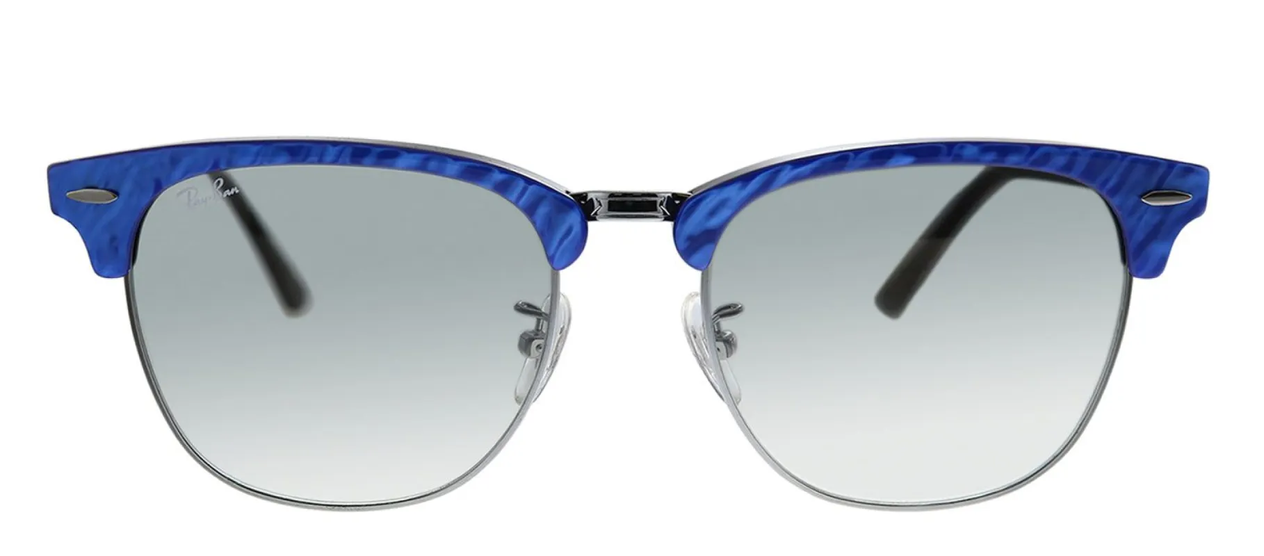 Ray-Ban RB 3016F 131032 Square Plastic Blue Sunglasses with Grey Gradient Lens sold by Gaffos