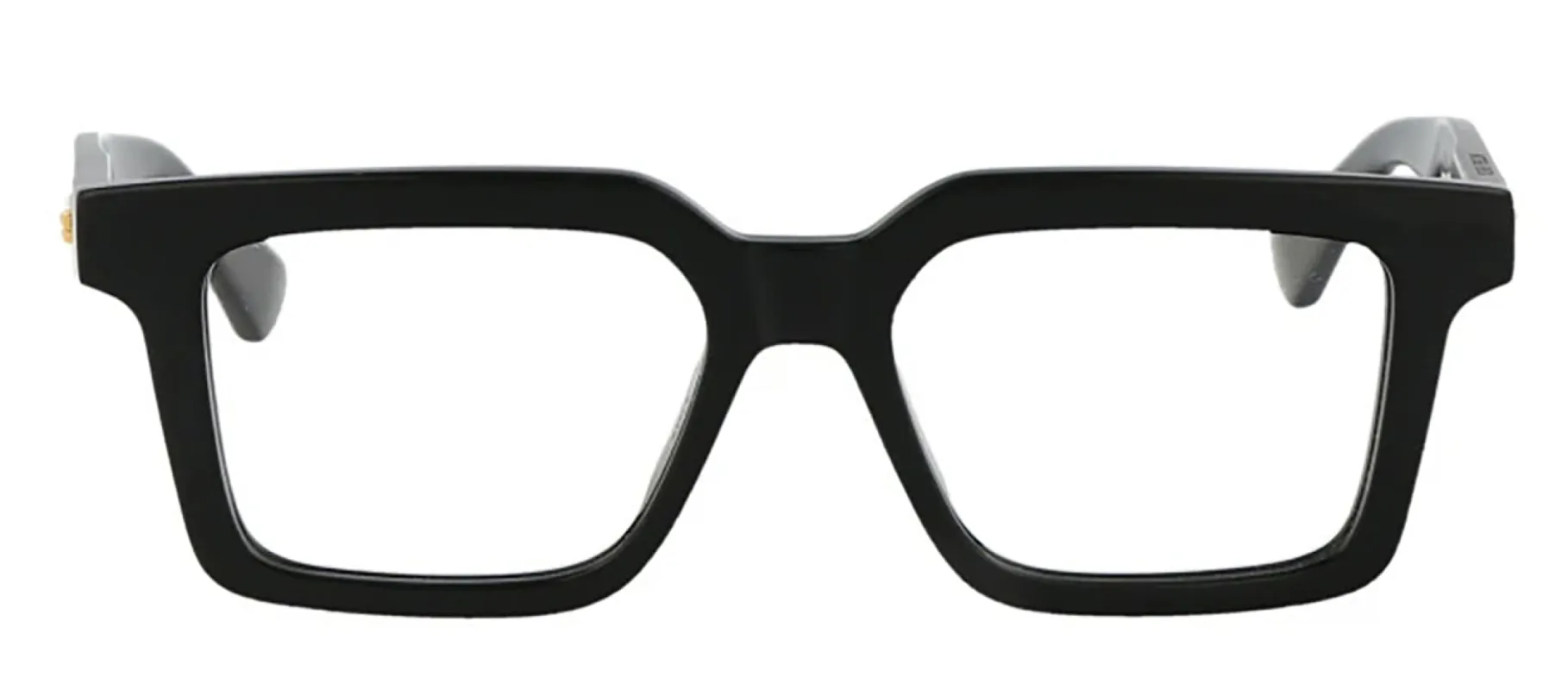 Bottega Veneta NEW CLASSIC BV 1216O 001 Rectangle Plastic Black Eyeglasses with Logo Stamped Demo Lenses sold by Gaffos