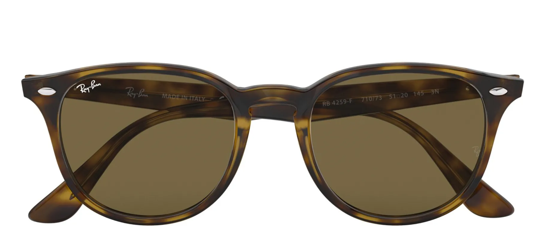 Ray-Ban RB 4259F 710/73 Oval Plastic Tortoise Sunglasses with Brown Lens sold by Gaffos