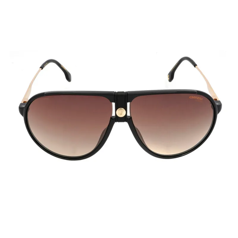 Carrera CA 1034/S 807_HA Aviator Plastic Black Sunglasses with Brown Gradient Lens sold by Gaffos