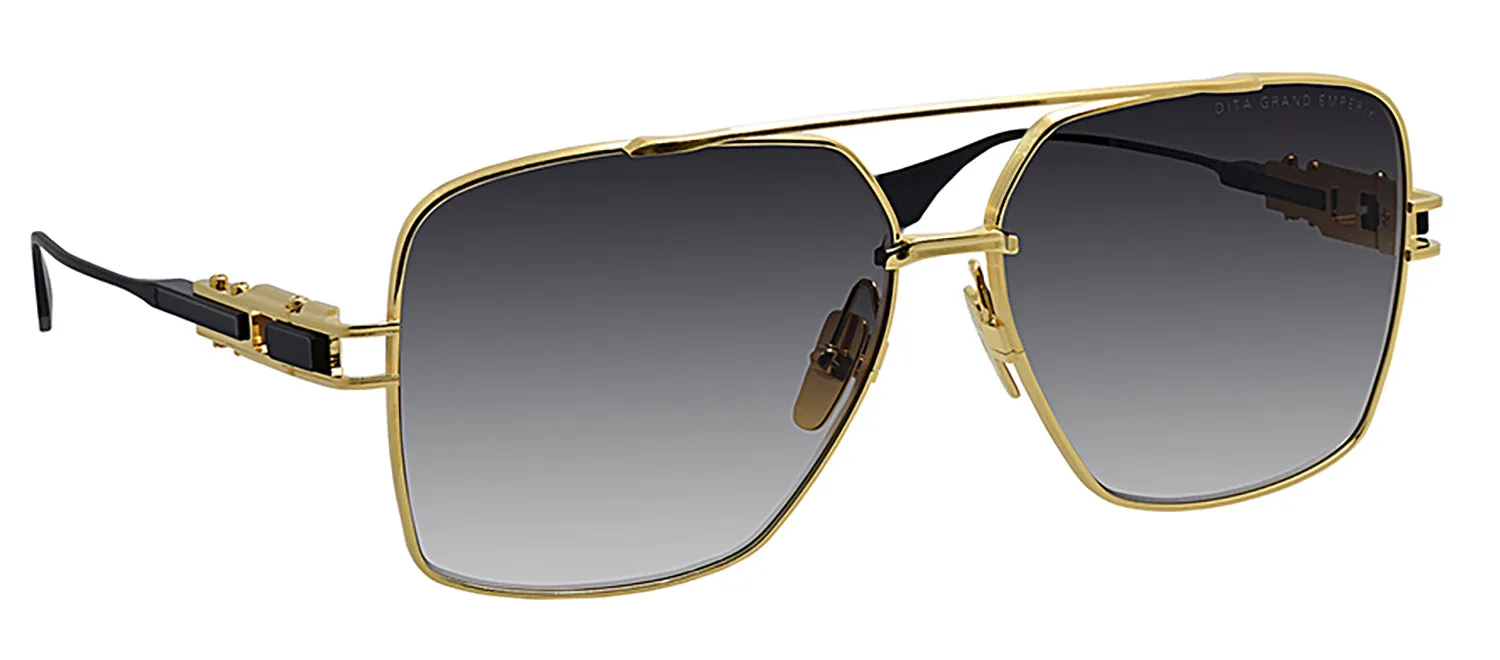 Dita GRAND EMPERIK DT DTS159 A-01 Aviator Metal Gold Sunglasses with Grey Gradient Lens sold by Gaffos product image thumbnail 2