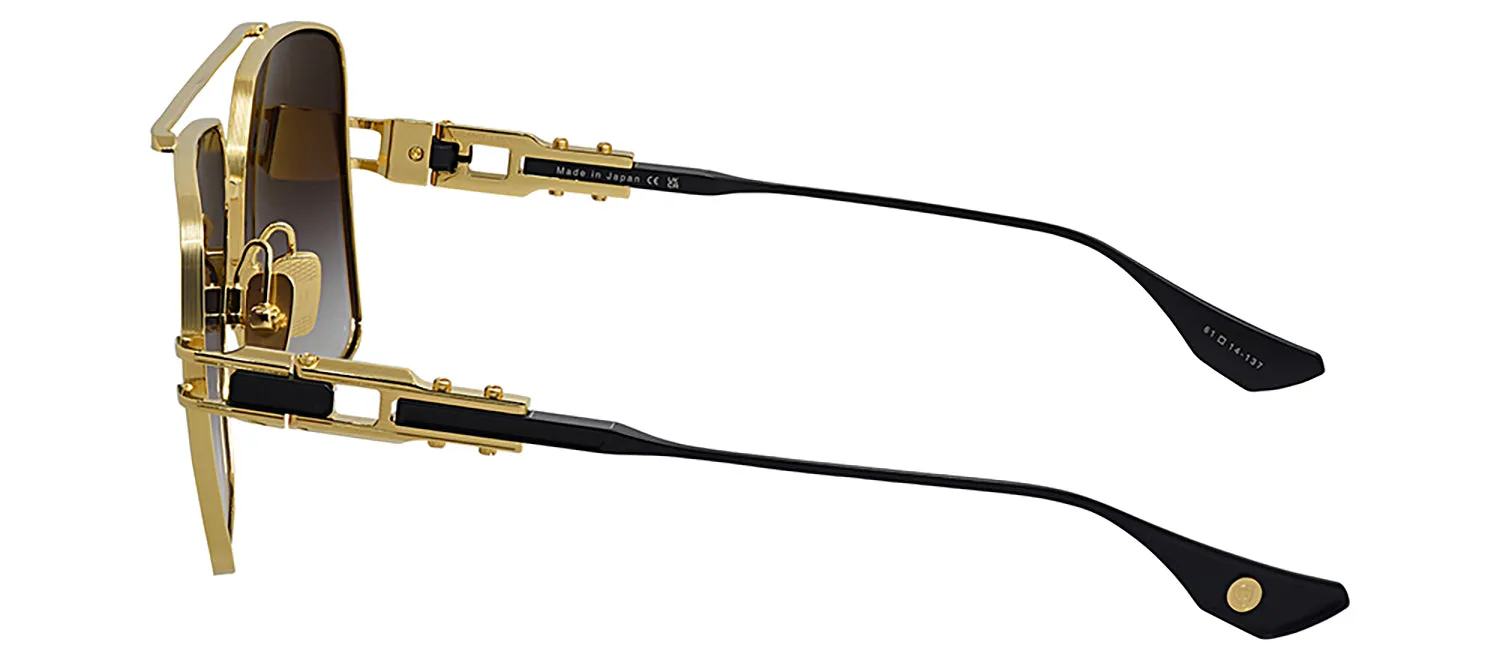 Dita GRAND EMPERIK DT DTS159 A-01 Aviator Metal Gold Sunglasses with Grey Gradient Lens sold by Gaffos product image thumbnail 3