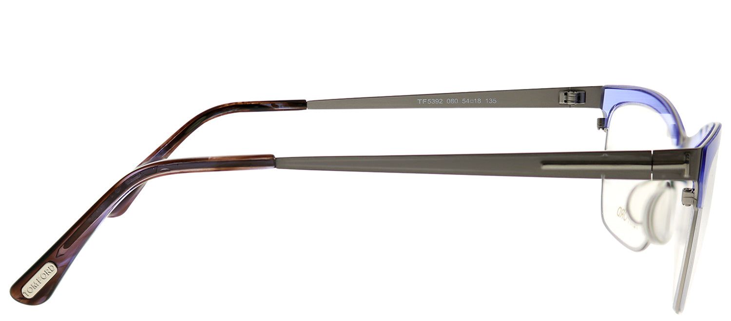 Tom Ford FT 5392 80 Cat-Eye Metal Grey Eyeglasses with Demo Lens sold by Gaffos product image thumbnail 3