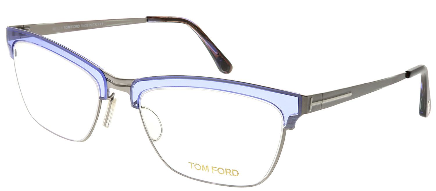 Tom Ford FT 5392 80 Cat-Eye Metal Grey Eyeglasses with Demo Lens sold by Gaffos product image thumbnail 2
