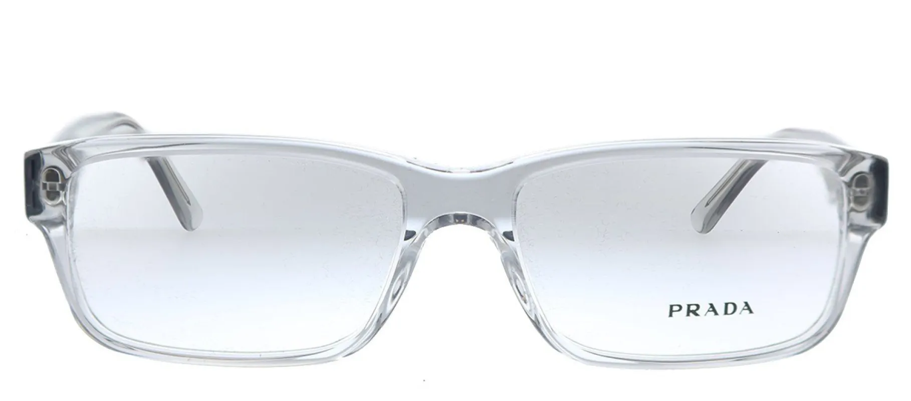 Prada Heritage PR 16MV U431O1 Rectangle Plastic Grey Crystal Eyeglasses with Demo Lens sold by Gaffos