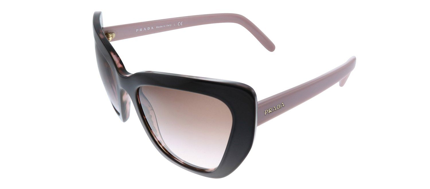 Prada PR 08VS ROL0A6 Cat-Eye Plastic Brown Sunglasses with Brown Gradient Lens sold by Gaffos product image thumbnail 2