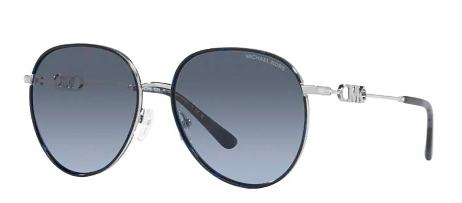 Michael Kors MK 1128J 10158F Aviator Metal Blue Sunglasses with Blue Gradient Lens sold by Gaffos product image thumbnail 2