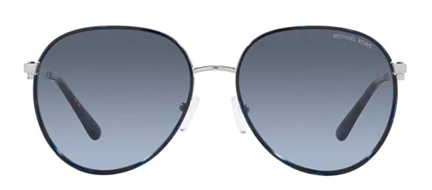 Michael Kors MK 1128J 10158F Aviator Metal Blue Sunglasses with Blue Gradient Lens sold by Gaffos