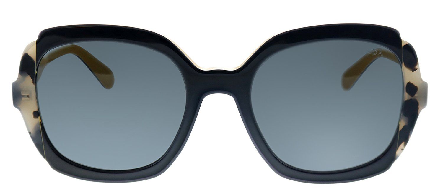 Prada PR 16US CCO1A1 Square Plastic Black Sunglasses with Grey Lens sold by Gaffos