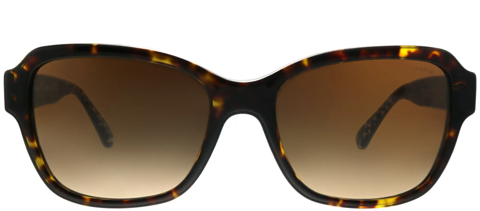 Coach L1010 HC 8232 550713 Rectangle Plastic Tortoise/ Havana Sunglasses with Brown Gradient Lens sold by Gaffos