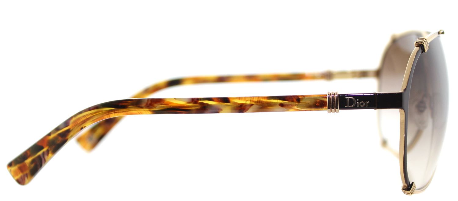 Dior CD Chicago2 UPX JS Aviator Metal Gold Sunglasses with Brown Gradient Lens sold by Gaffos product image thumbnail 3