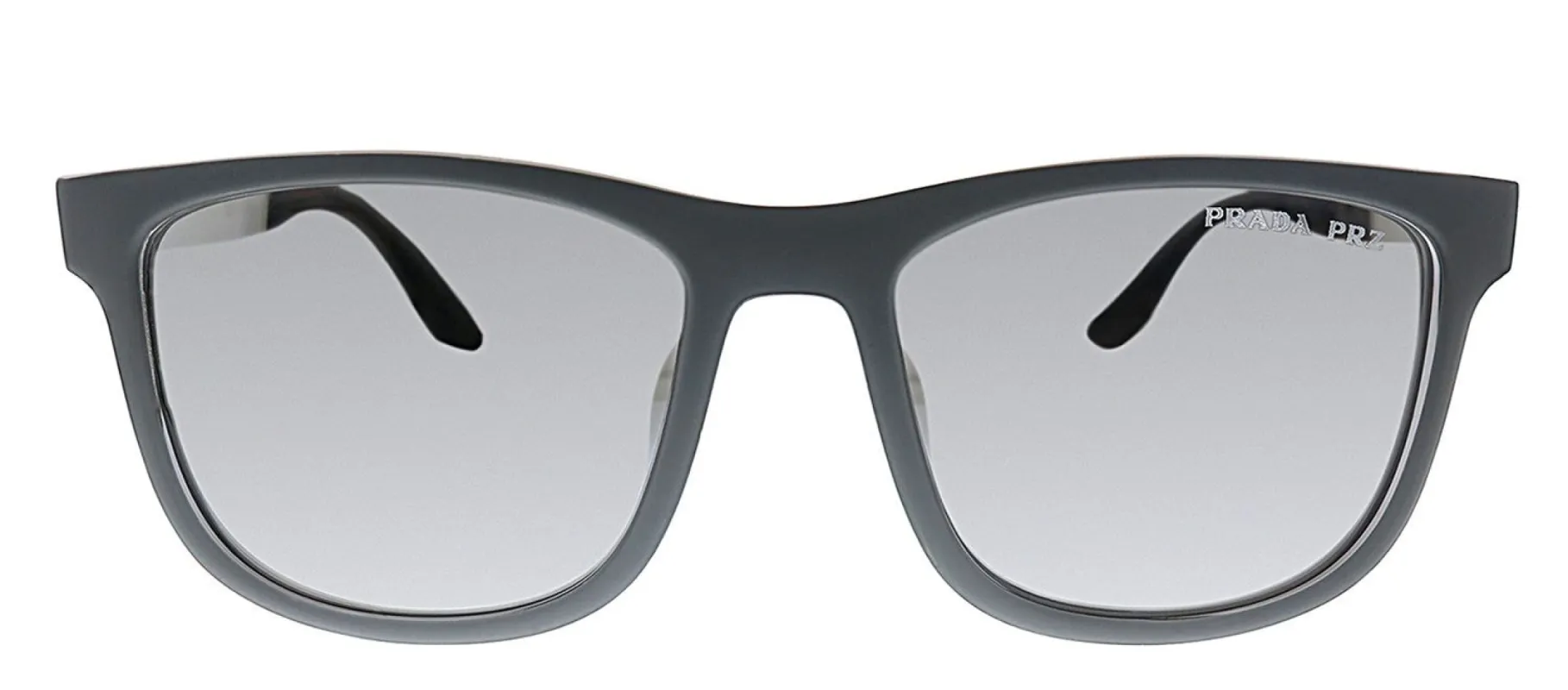 Prada Linea Rossa PS 04XSF 04S04L Rectangle Plastic Grey Sunglasses with Grey Polarized Lens sold by Gaffos