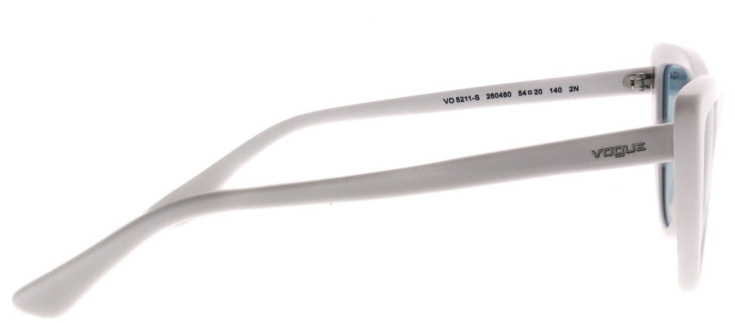 Vogue VO 5211S 260480 Cat-Eye Plastic Ivory/ White Sunglasses with Blue Lens sold by Gaffos product image thumbnail 3