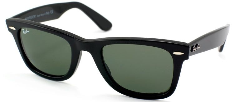 Ray-Ban RB 2140 901 Original Wayfarer Plastic Black Sunglasses with Grey Lens sold by Gaffos product image thumbnail 2