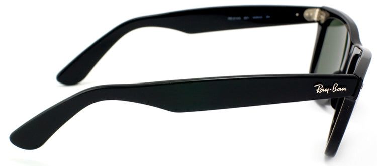 Ray-Ban RB 2140 901 Original Wayfarer Plastic Black Sunglasses with Grey Lens sold by Gaffos product image thumbnail 3