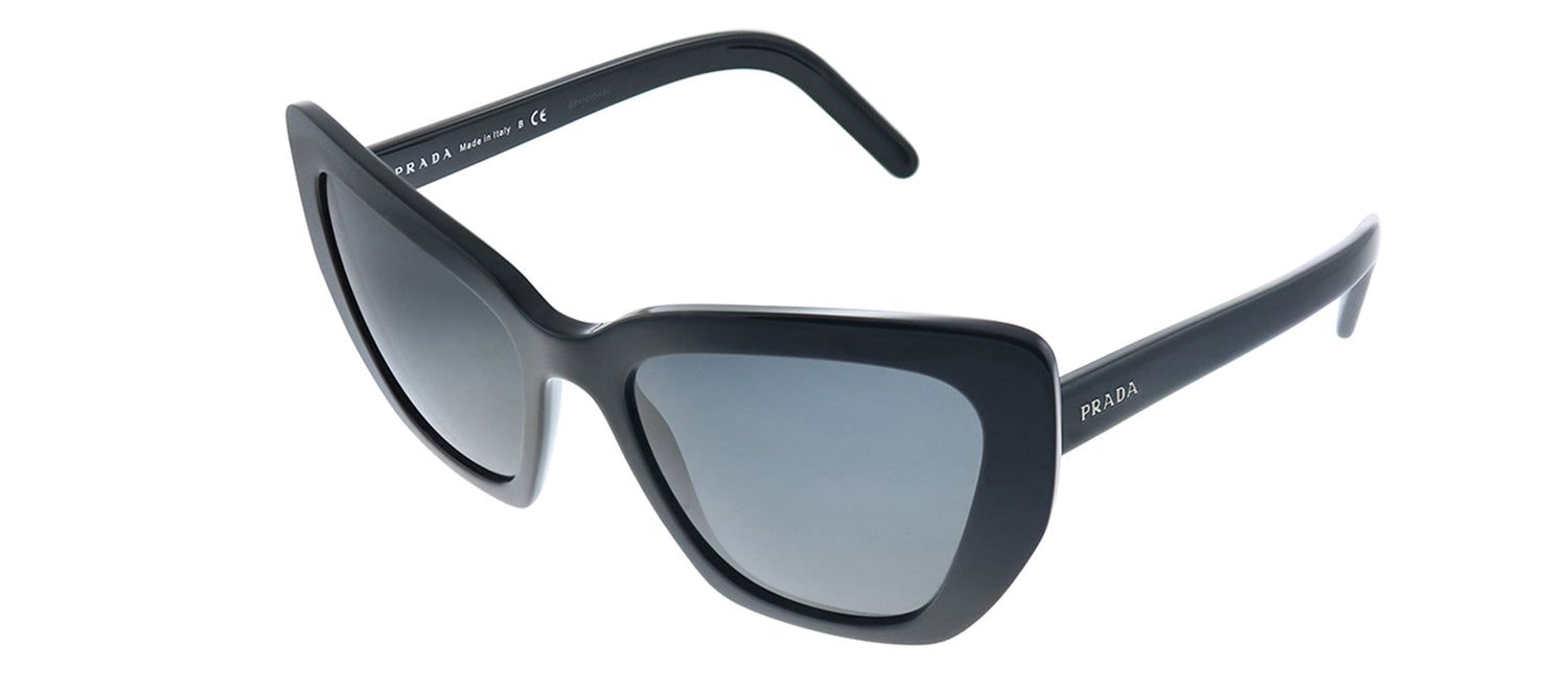 Prada PR 08VS 1AB5S0 Cat-Eye Plastic Black Sunglasses with Grey Lens sold by Gaffos product image thumbnail 2