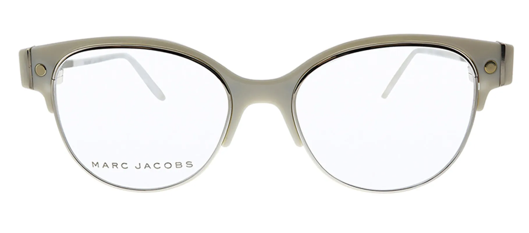 Marc Jacobs 38777 U5C Cat-Eye Plastic Gold Eyeglasses with Logo Stamped Demo Lenses sold by Gaffos