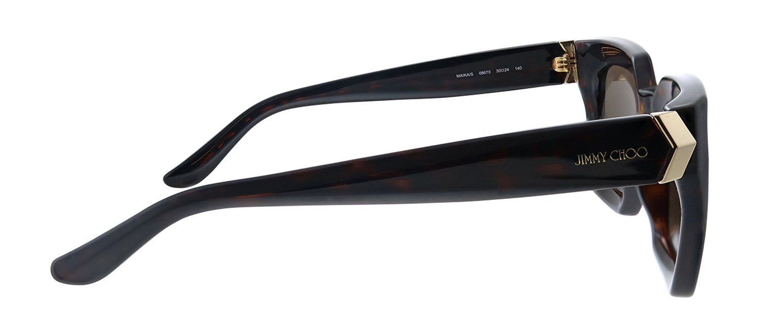 Jimmy Choo JC MAIKA/S 086 70 Cat-Eye Plastic Tortoise Sunglasses with Brown Lens sold by Gaffos product image thumbnail 3