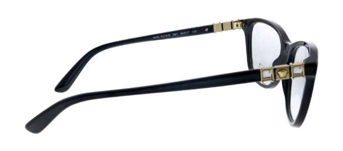 Versace VE 3213B GB1 Cat-Eye Plastic Black Eyeglasses with Demo Lens sold by Gaffos