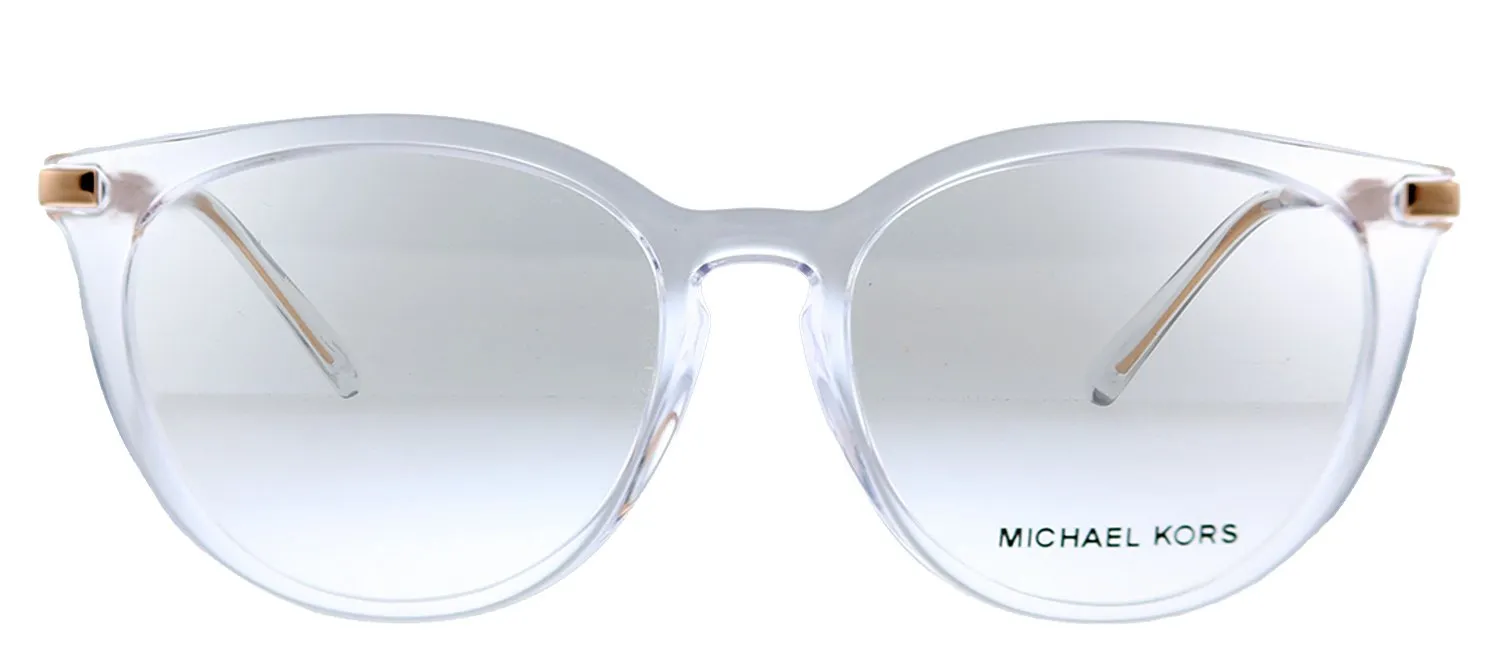Michael Kors Quintana MK 4074 3050 Square Plastic Clear Eyeglasses with Demo Lens sold by Gaffos