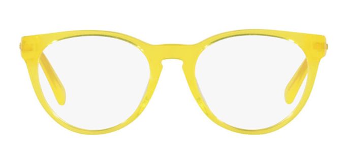 Versace VK 3321U 5374 Round Plastic Yellow Eyeglasses with Logo Stamped Demo Lenses sold by Gaffos
