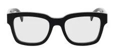 Gucci GUCCI LOGO GG 1138O 001 Square Plastic Black Eyeglasses with Logo Stamped Demo Lenses sold by Gaffos