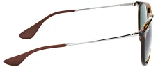 Ray-Ban Erika RB 4171 710/71 Oval Plastic Tortoise/ Havana Sunglasses with Green Lens sold by Gaffos