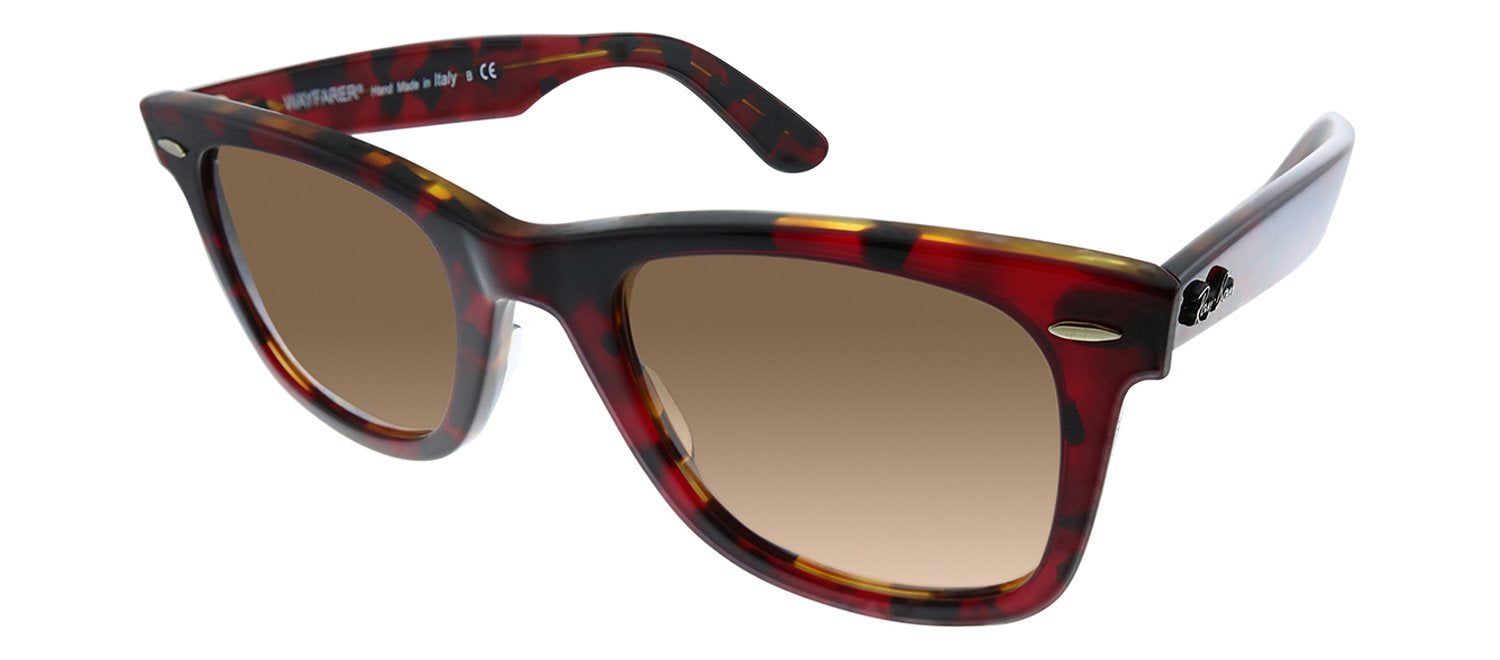 Ray-Ban RB 2140 1275A5 Square Plastic Havana Sunglasses with Pink Crystal Gradient Brown Lens sold by Gaffos product image thumbnail 2