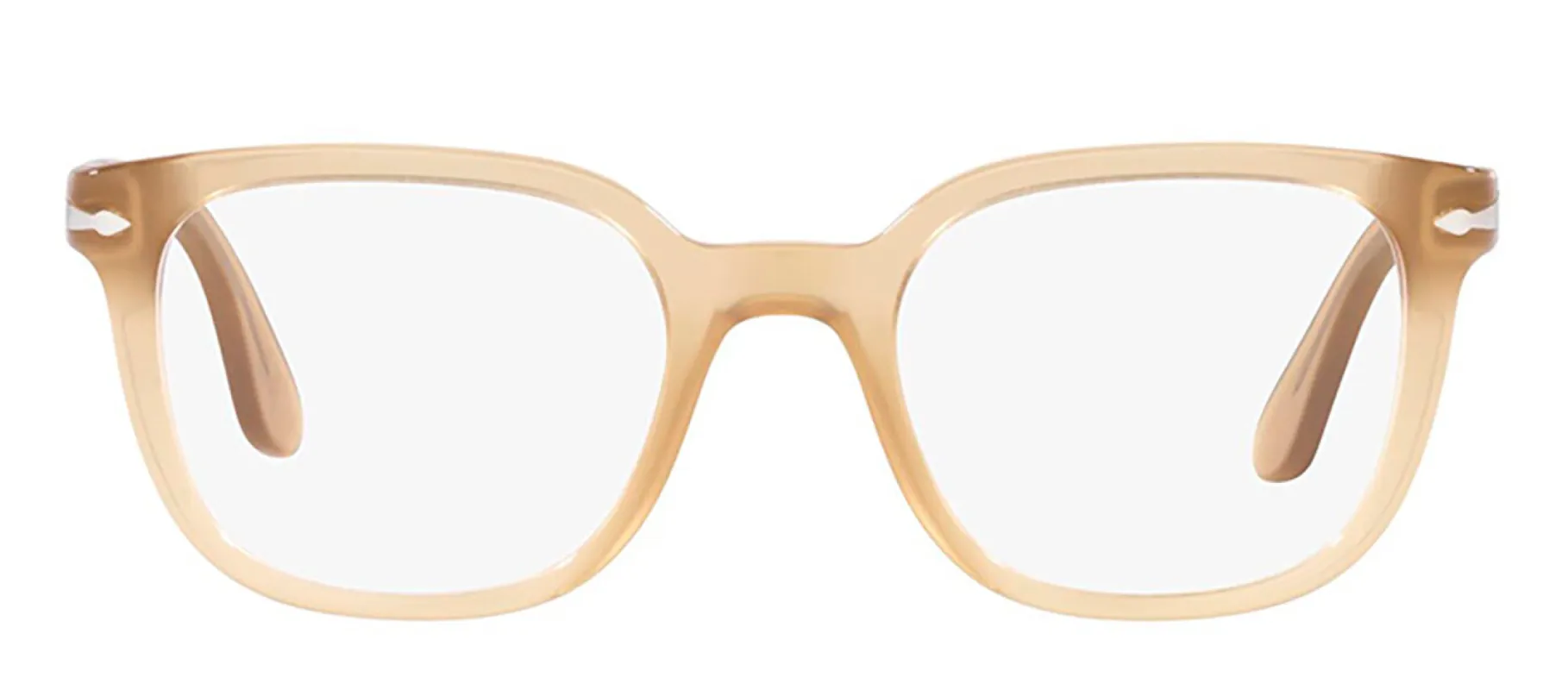 Persol PO 3263V 1169 Square Plastic Beige Eyeglasses with Logo Stamped Demo Lenses sold by Gaffos