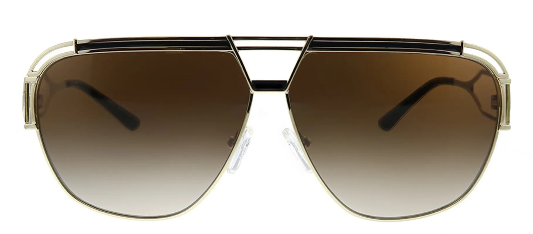 Michael Kors Vienna MK 1102 101413 Aviator Metal Gold Sunglasses with Brown Gradient Lens sold by Gaffos