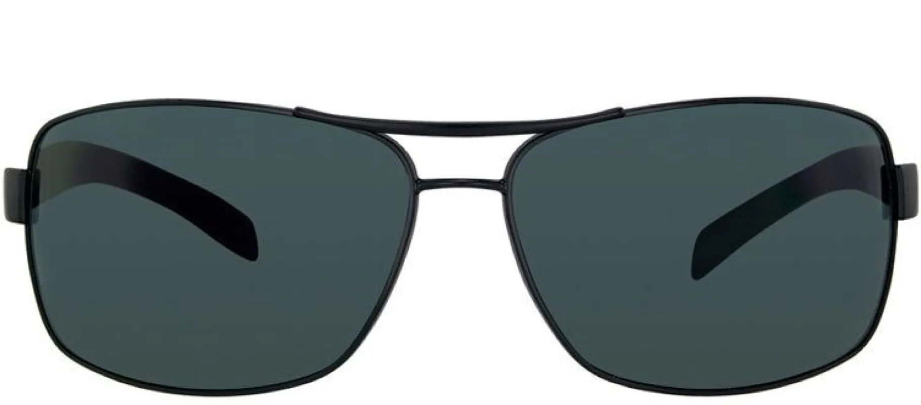 Prada Linea Rossa PS 54IS 1BO1A1 Aviator Metal Black Sunglasses with Grey Lens sold by Gaffos