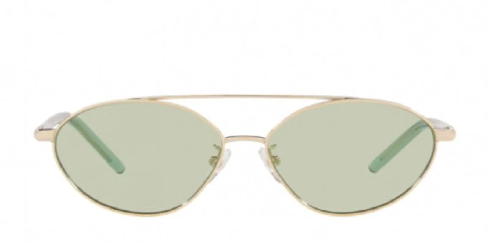 Tory Burch TY 6088 33136V Oval Metal Gold Sunglasses with Green Lens sold by Gaffos