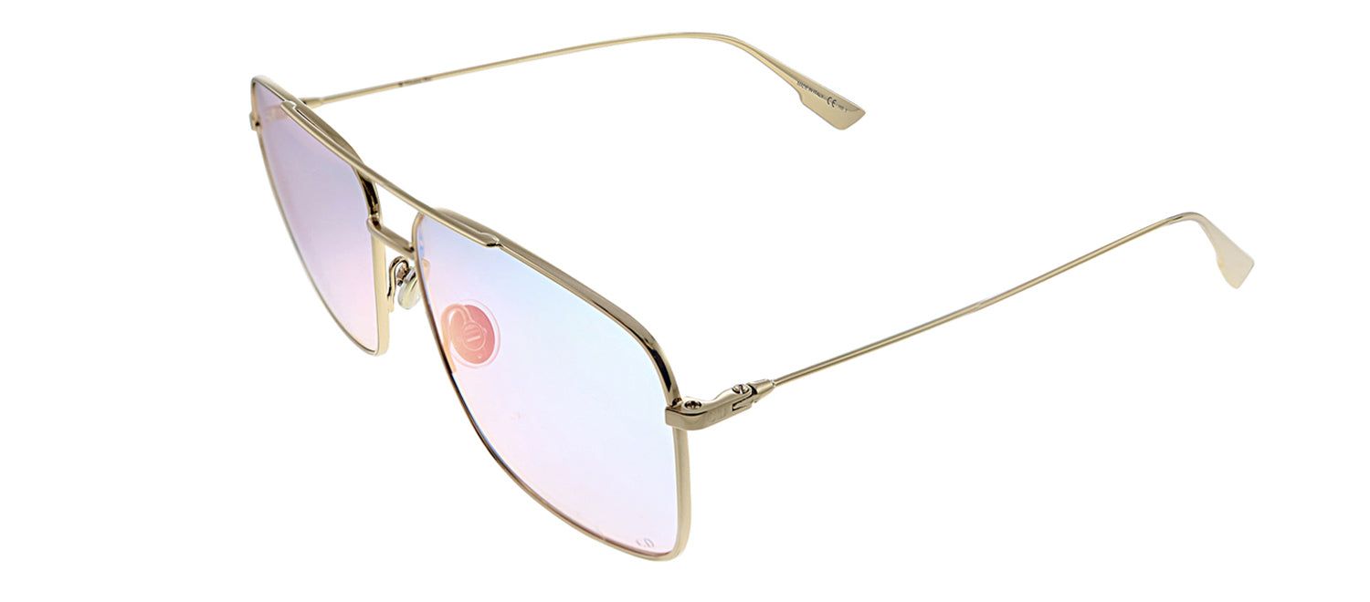 Dior CD Stellaireo3/S 000 TE Rectangle Metal Gold Sunglasses with Purple Gradient Lens sold by Gaffos product image thumbnail 2