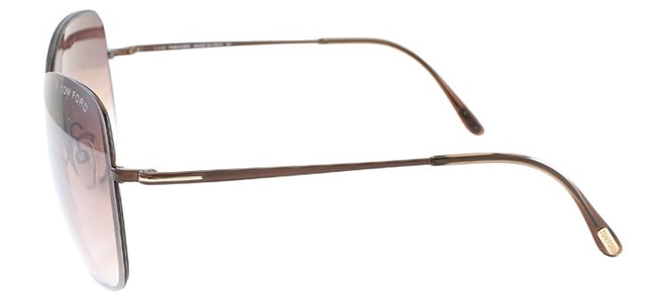 Tom Ford Collete TF 250 48F Fashion Metal Brown Sunglasses with Rose Gradient Lens sold by Gaffos product image thumbnail 3