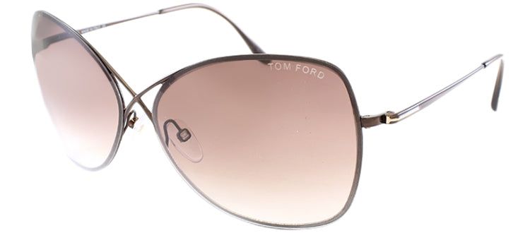 Tom Ford Collete TF 250 48F Fashion Metal Brown Sunglasses with Rose Gradient Lens sold by Gaffos product image thumbnail 2