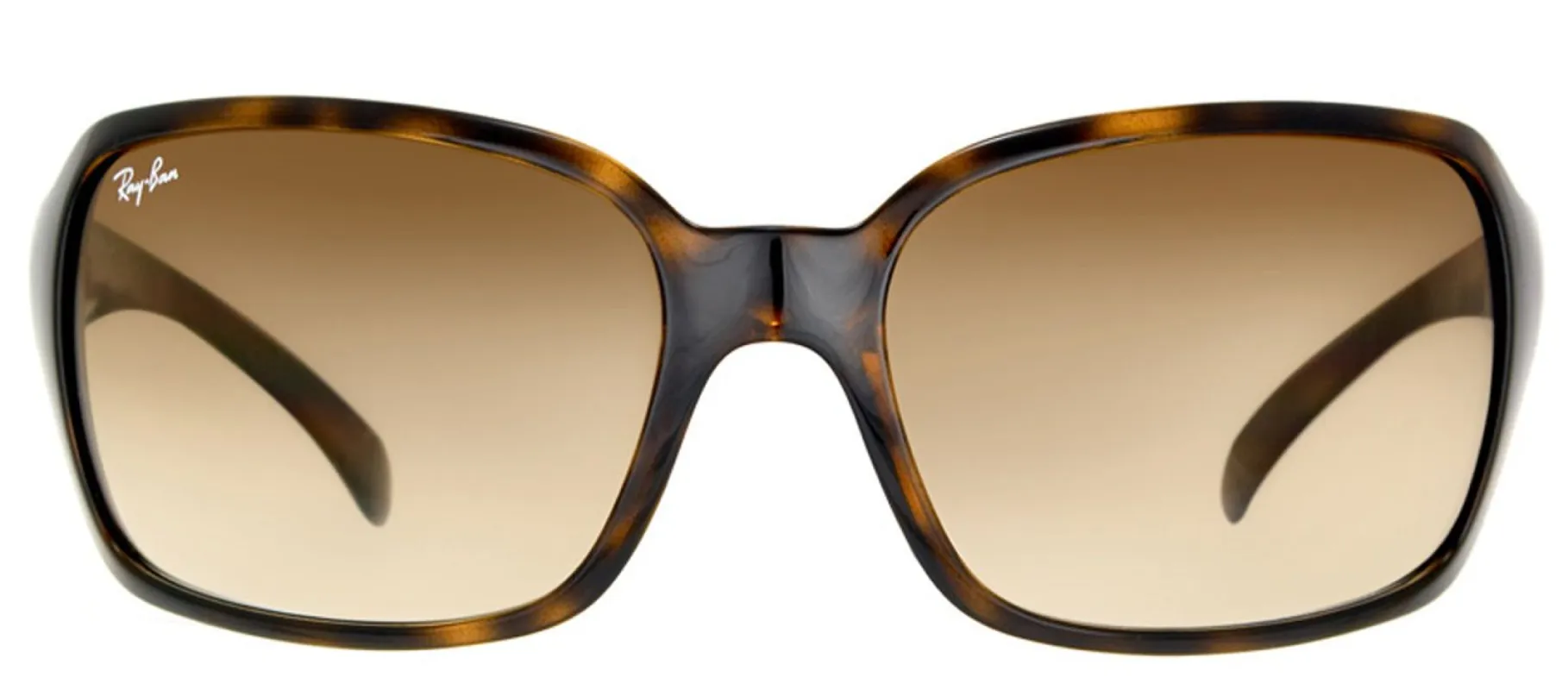 Ray-Ban RB 4068 710/51 Rectangle Plastic Tortoise/ Havana Sunglasses with Brown Gradient Lens sold by Gaffos