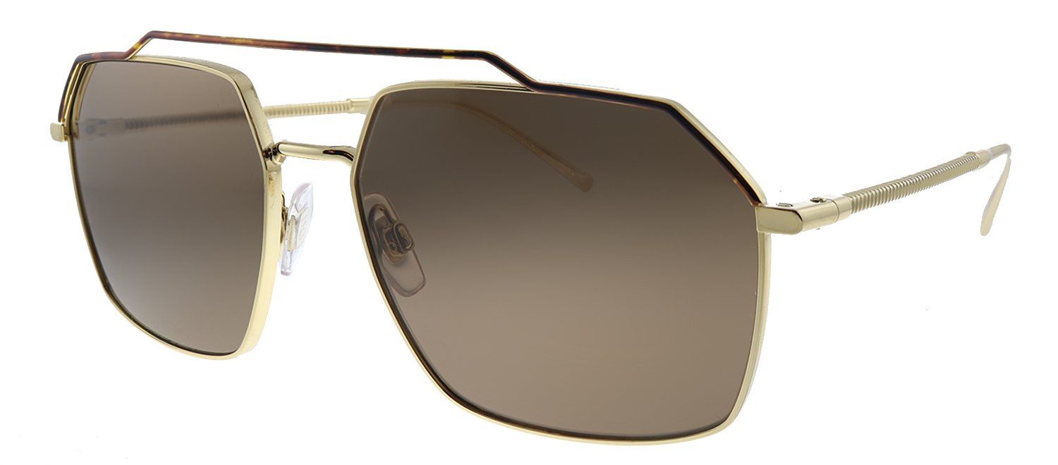 Dolce & Gabbana DG 2250 134373 Square Metal Havana Sunglasses with Brown Lens sold by Gaffos product image thumbnail 2