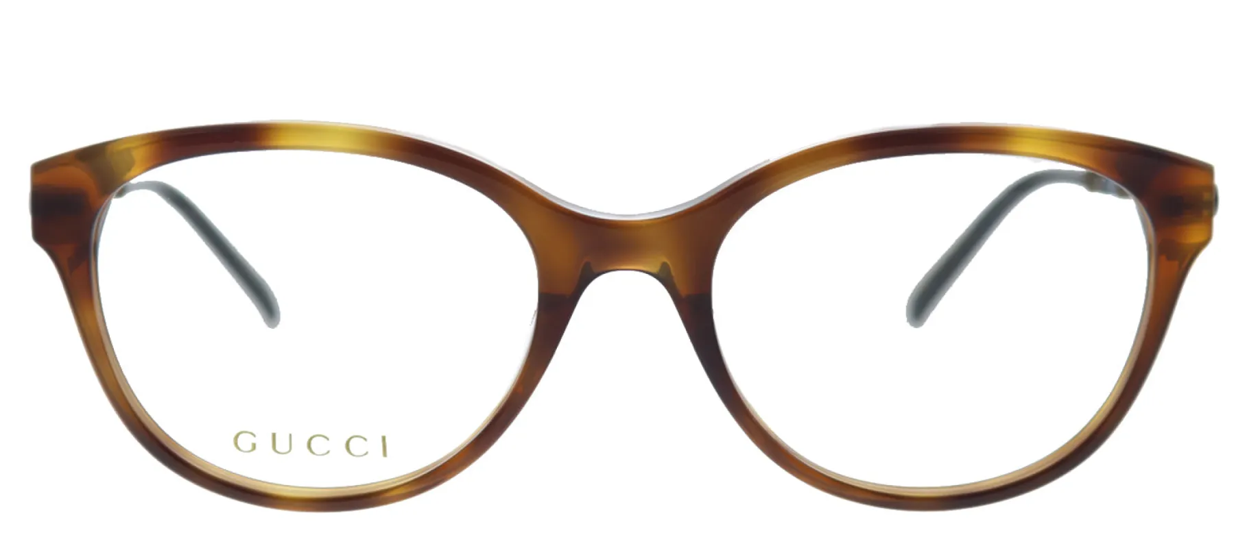 Gucci GG 0656O 002 Cat-Eye Acetate Havana Eyeglasses with Demo Lens sold by Gaffos