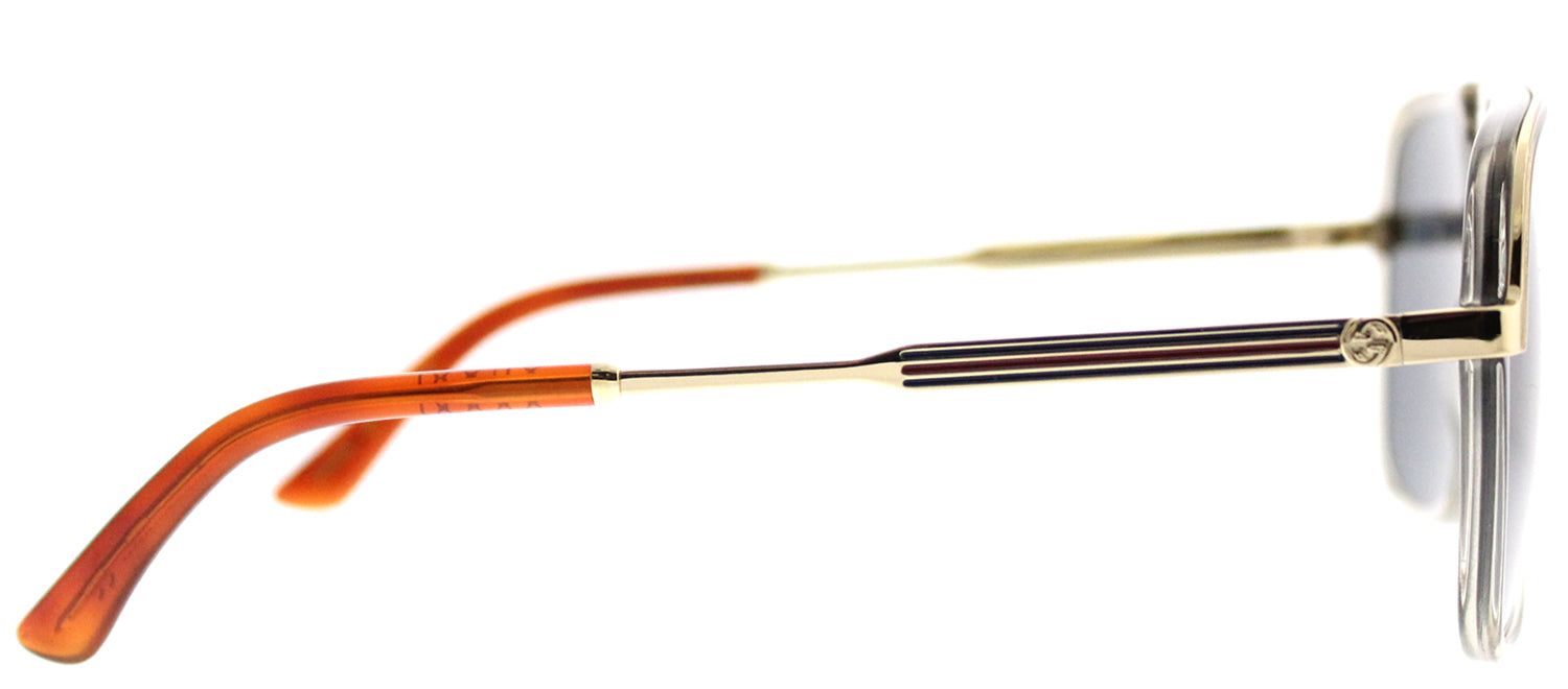 Gucci GG 0200S 004 Fashion Metal Gold Sunglasses with Blue Lens sold by Gaffos product image thumbnail 3