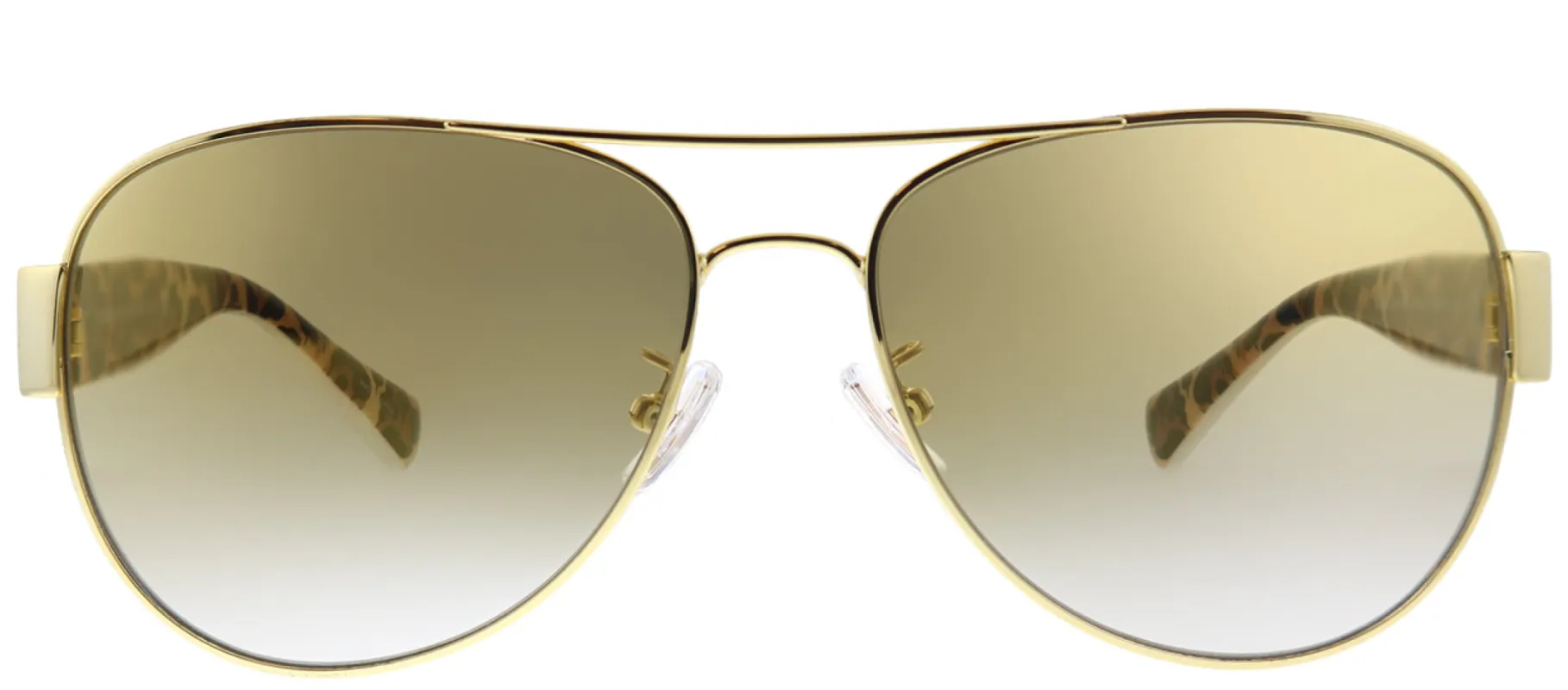 Coach HC 7059 92496E Pilot Metal Gold Sunglasses with Gold Mirrored Gradient Lens sold by Gaffos