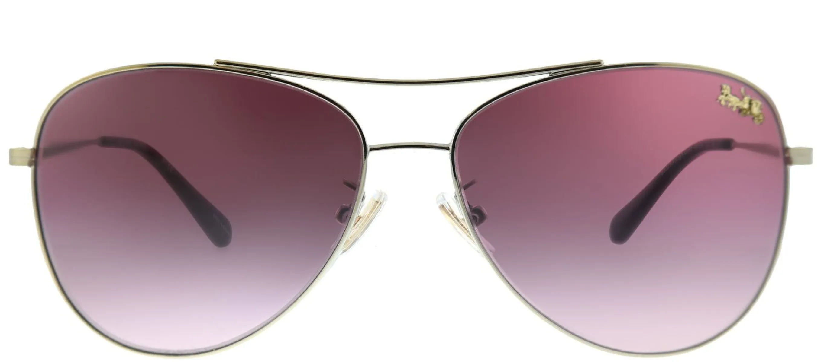 Coach Purple Aviator Sunglasses Coach Women main image 2