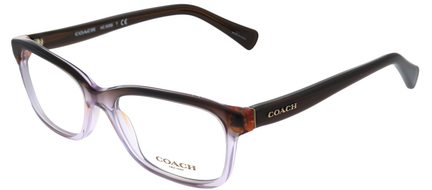 Coach HC 6089 5401 Rectangle Plastic Purple Eyeglasses with Demo Lens sold by Gaffos product image thumbnail 2