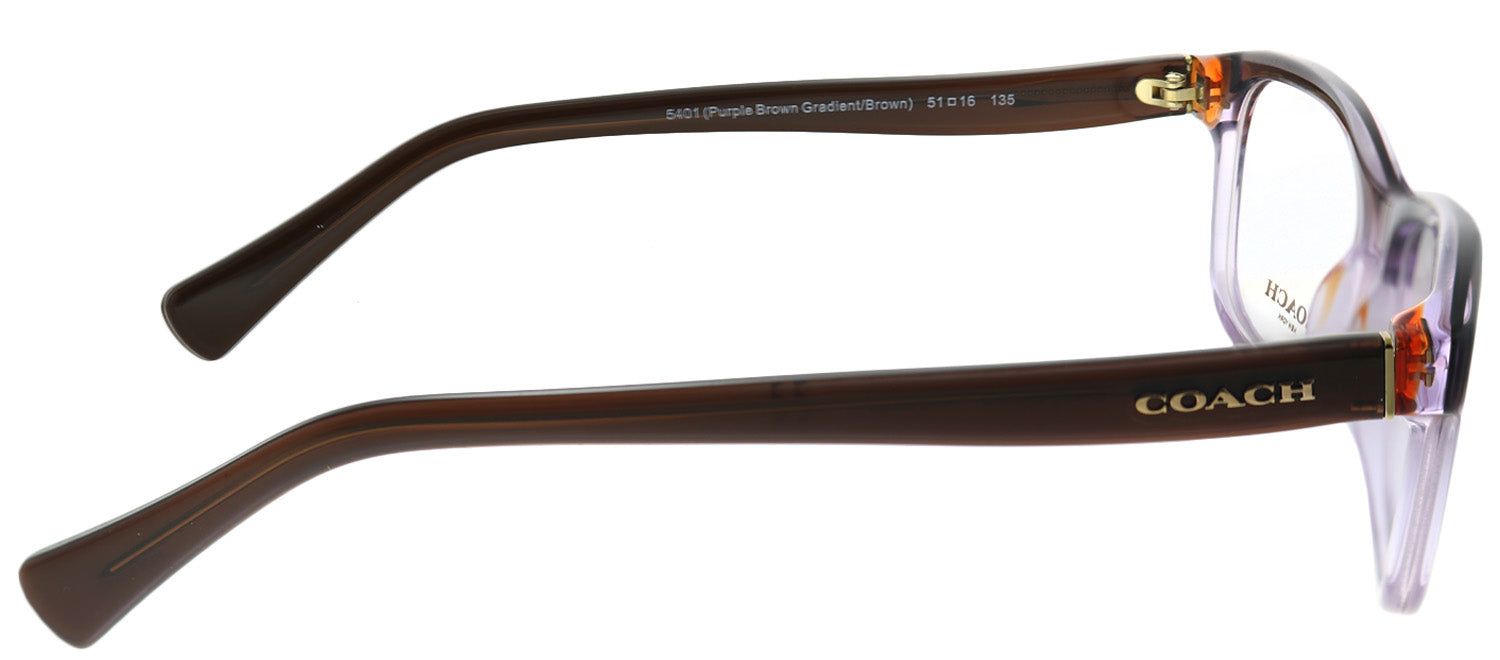 Coach HC 6089 5401 Rectangle Plastic Purple Eyeglasses with Demo Lens sold by Gaffos product image thumbnail 3