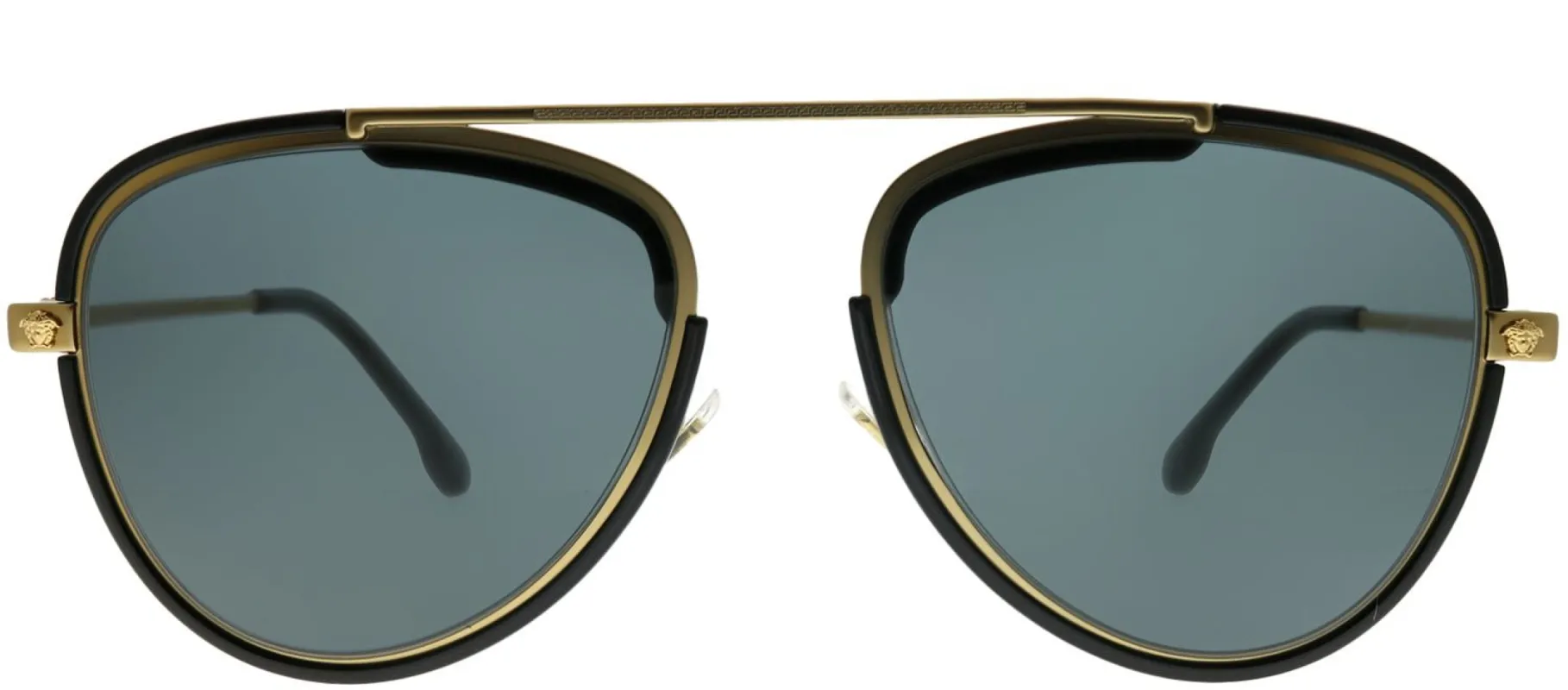 Versace VE 2193 142887 Aviator Metal Gold Sunglasses with Grey Lens sold by Gaffos