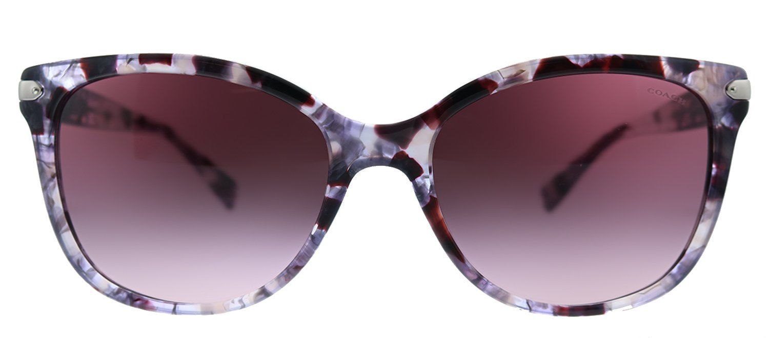 Coach HC 8132 55488H Cat-Eye Plastic Tortoise Sunglasses with Purple Gradient Lens sold by Gaffos
