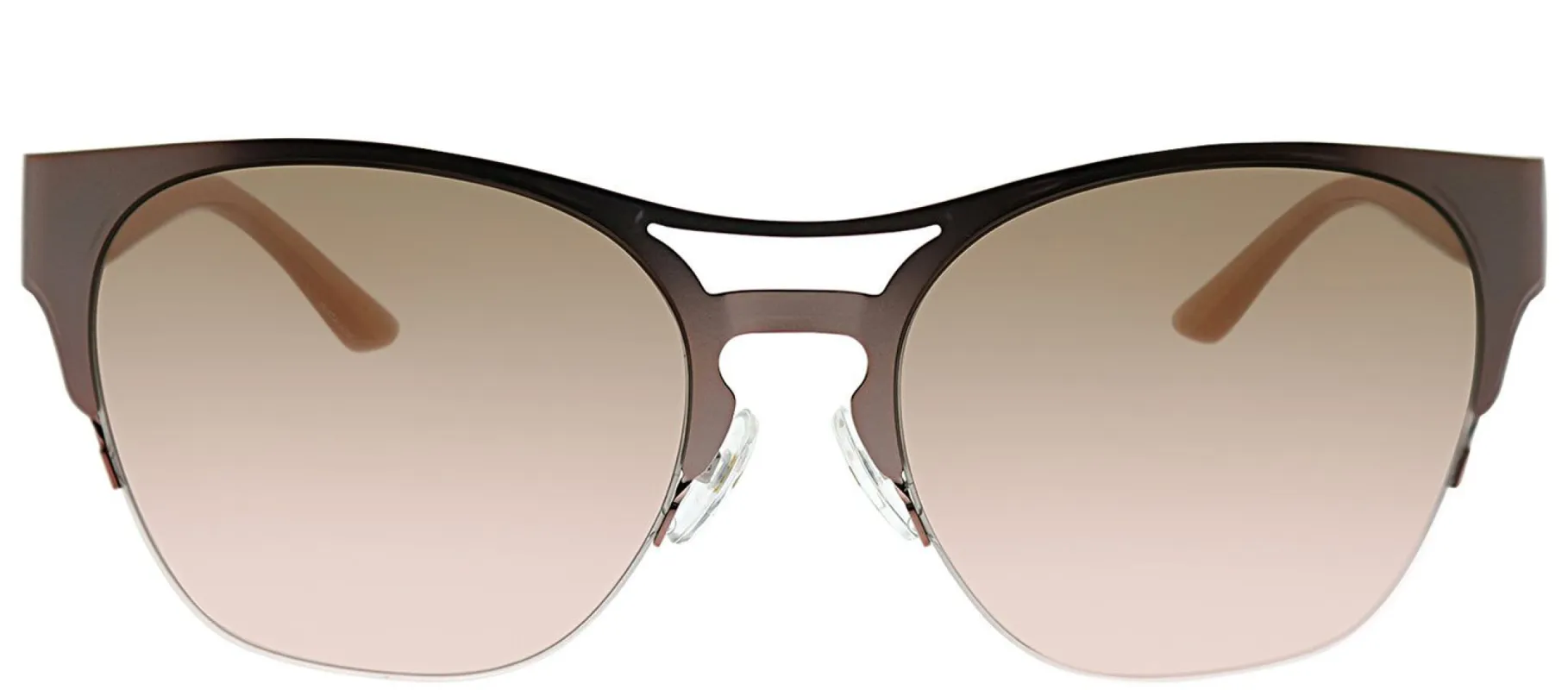 Tory Burch TY 6065 325411 Square Metal Gold Sunglasses with Brown Rose Gradient Lens made by Gaffos