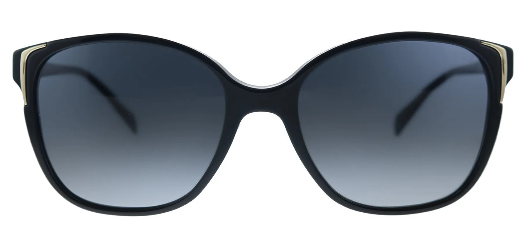 Prada Conceptual PR 01OS 1AB5W1 Square Plastic Black Sunglasses with Grey Gradient Polarized Lens sold by Gaffos