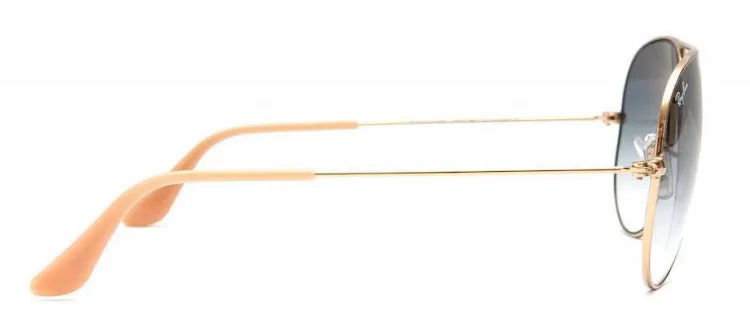 Ray-Ban RB 3025 001/3F Aviator Metal Gold Sunglasses with Light Blue Gradient Lens sold by Gaffos product image thumbnail 3