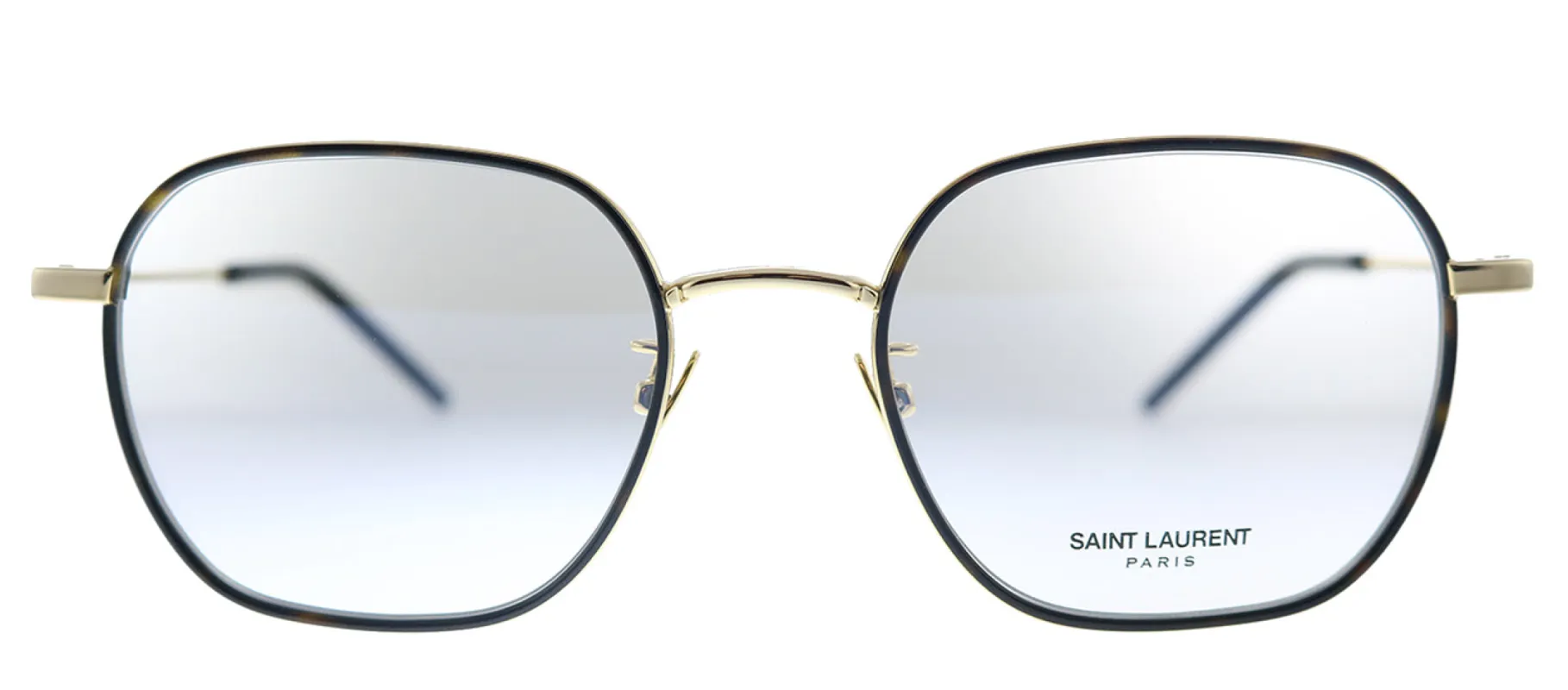 Saint Laurent SL 397/F 003 Square Metal Gold Eyeglasses with Demo Lens sold by Gaffos